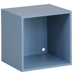 Rangement|Gifi Structure Box Cube 1 Case Bleu - 35,2x30xH35,2 cm