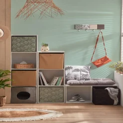 Rangement|Gifi Structure Box Cube 2 cases 35,2x30x69,2cm bois blanc