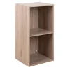 Rangement|Gifi Structure Box Cube 2 cases en bois marron