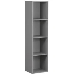 Rangement|Gifi Structure Box Cube 4 cases 35x30x137cm bois gris