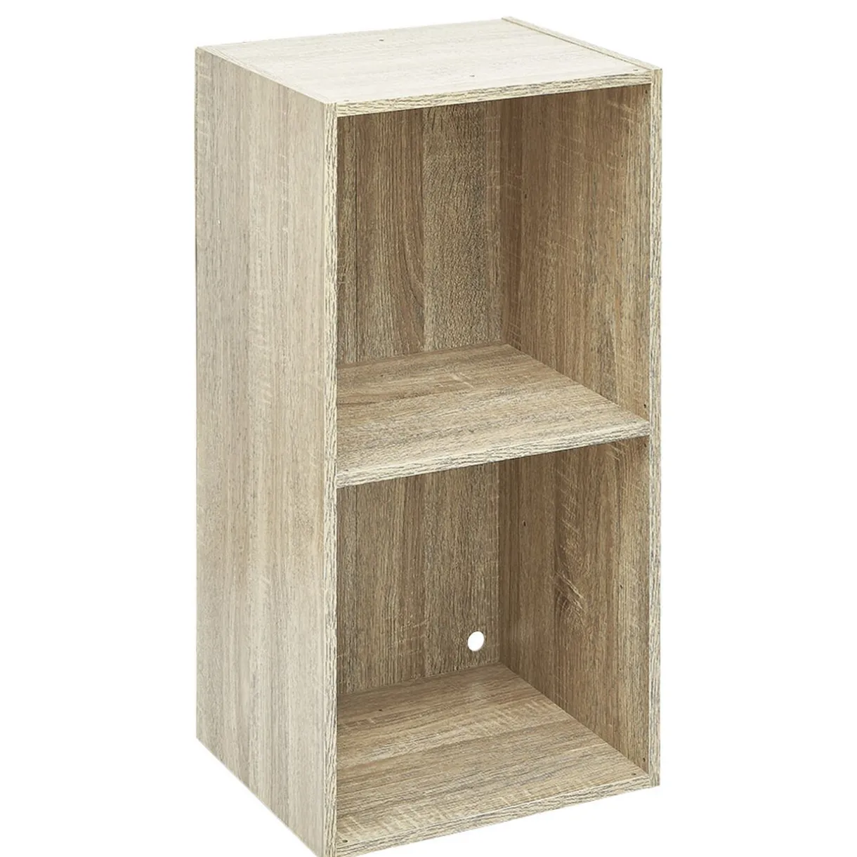Rangement|Gifi Structure Box Cube 2 cases 35x30x70cm bois naturel