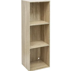 Rangement|Gifi Structure Box Cube 3 cases 35x30x105cm bois marron