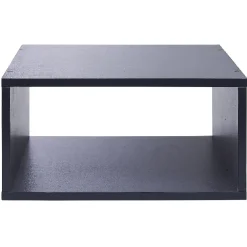 Rangement|Gifi Structure Box Cube demi cube 35x30x17cm métal gris