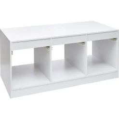 Rangement|Gifi Structure de rangement horizontale pour 3 bacs coulissants