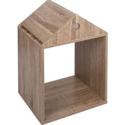 Rangement|Gifi Structure maison enfant Box Cube bois marron