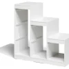 Rangement|Gifi Structure pour bac de rangement 6 cases bois blanc