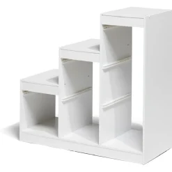 Rangement|Gifi Structure pour bac de rangement 6 cases bois blanc