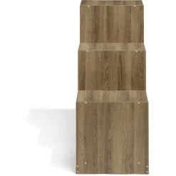 Rangement|Gifi Structure pour bac de rangement 6 cases bois marron