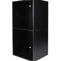 Rangement|Gifi Structure étagère 2 cases bois noir