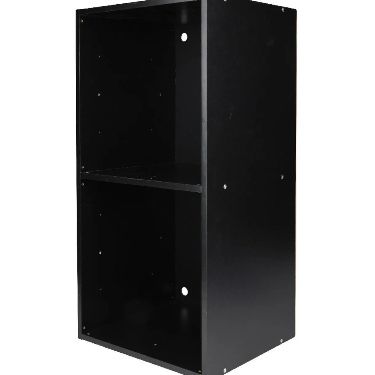 Rangement|Gifi Structure étagère 2 cases bois noir