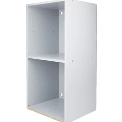 Rangement|Gifi Structure étagère 2 cases bois gris