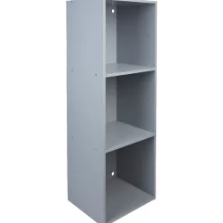 Rangement|Gifi Structure étagère 3 cases bois gris