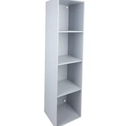 Rangement|Gifi Structure étagère 4 cases bois gris