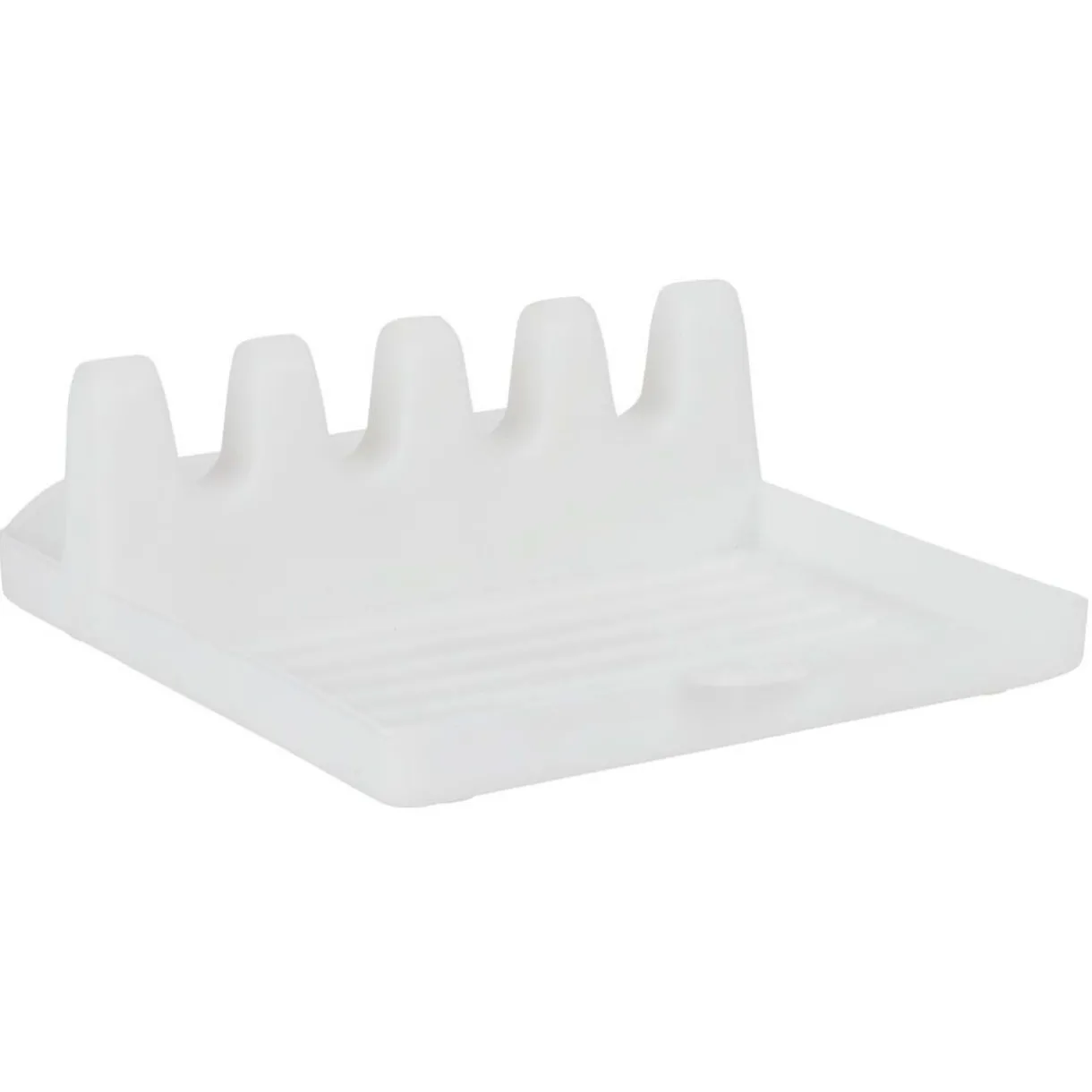 Support à couverts en plastique blanc 14,5x13x5cm^Gifi Discount