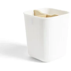 Outlet Gifi Support brosse à dents bambou et plastique blanc