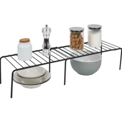 Support extensible en métal noir - L.43/69xl.20xH.14,5cm^Gifi New