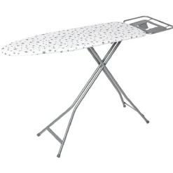 Entretien Du Linge|Gifi Table à repasser blanche motifs étoiles