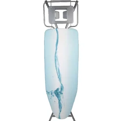 Entretien Du Linge|Gifi Table à repasser bleue avec support