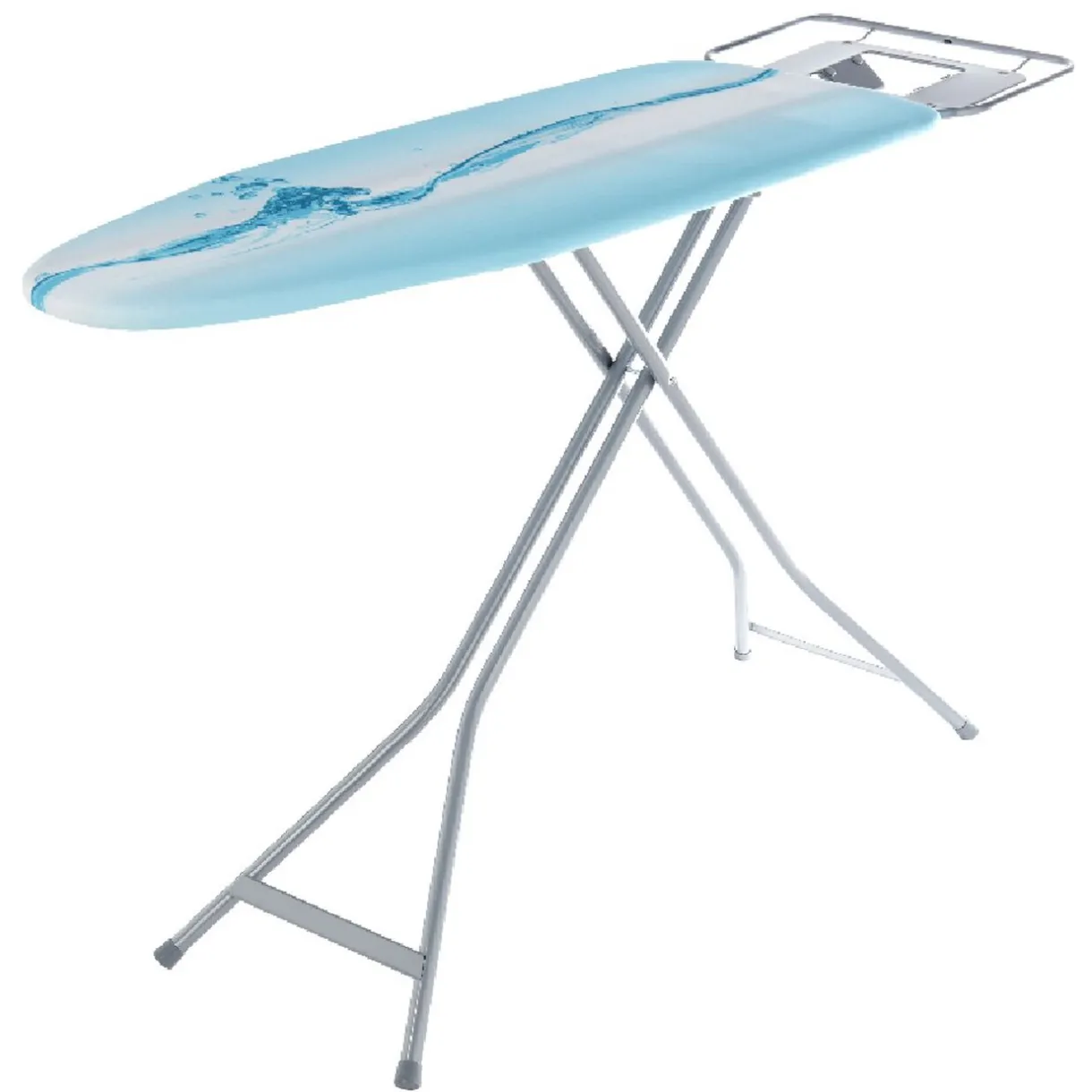 Entretien Du Linge|Gifi Table à repasser bleue avec support