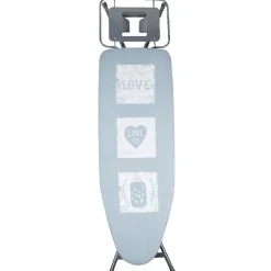 Entretien Du Linge|Gifi Table à repasser motif coeur Love bleu et blanc