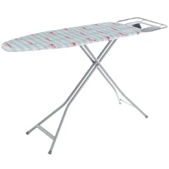 Entretien Du Linge|Gifi Table à repasser motif flamant rose avec support