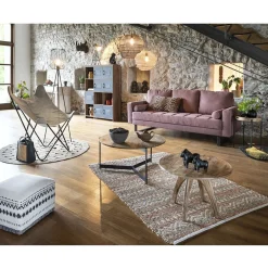 Rangement|Gifi Étagère 12 casiers Liverpool miel et noire