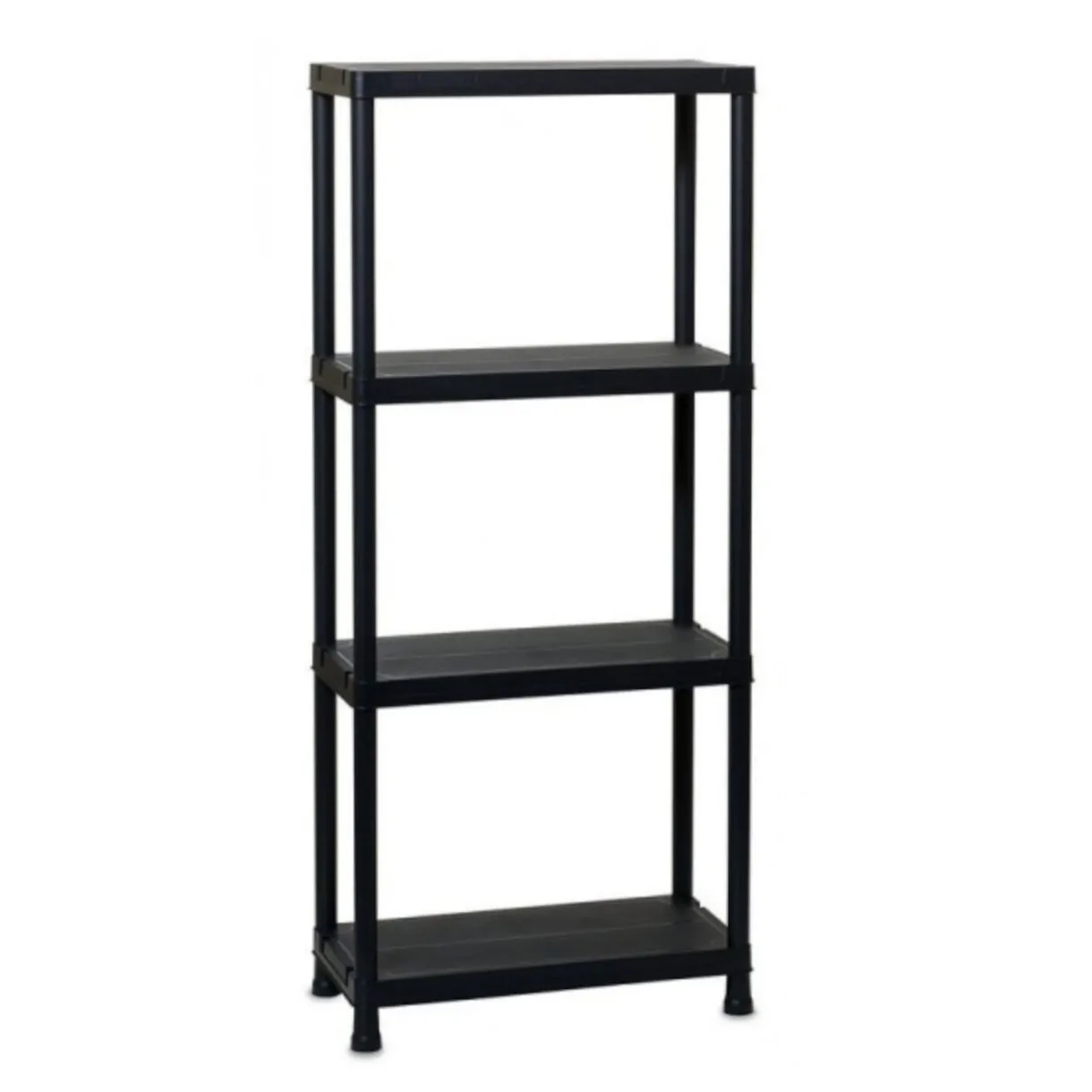 Rangement|Gifi Étagère 4 niveaux ajourés noire