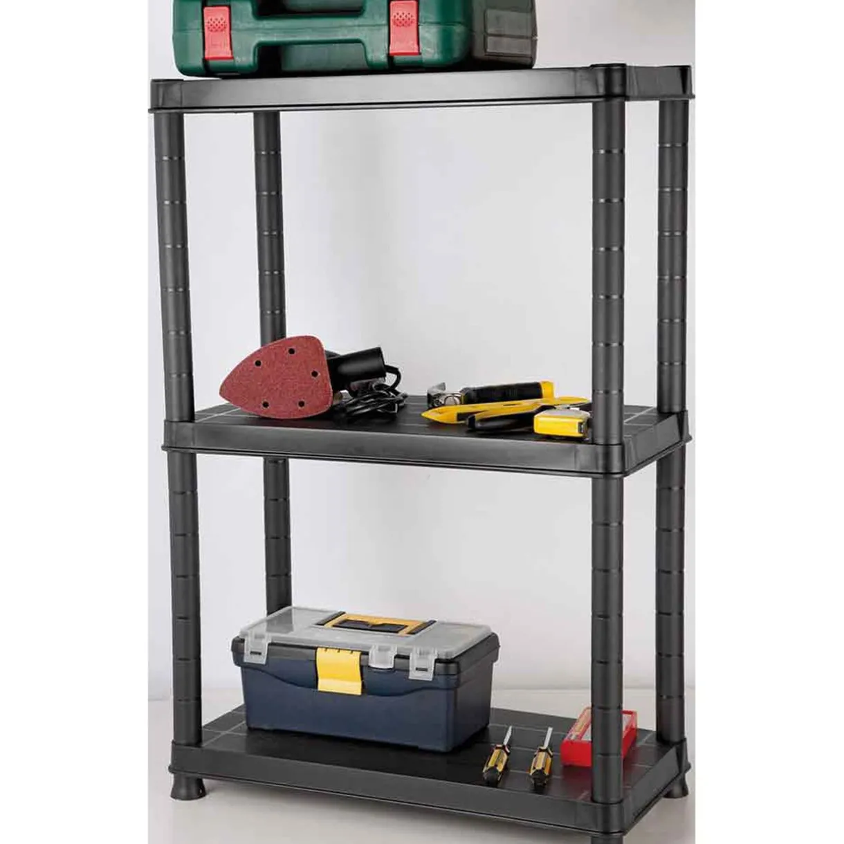 Rangement|Gifi Étagère 3 niveaux plastique noir