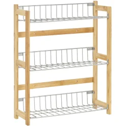Étagère à épices en bambou 3 niveaux^Gifi Discount
