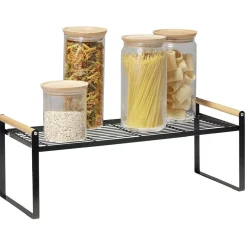 Étagère à poser métal et bois 53x21xH19,5cm^Gifi Online