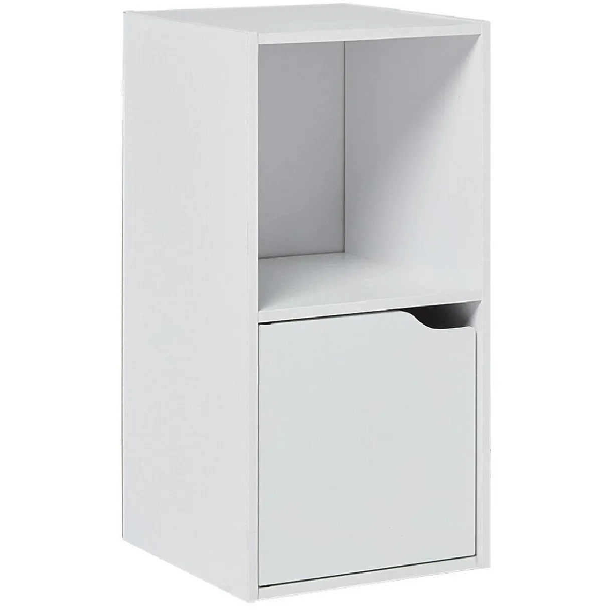 Rangement|Gifi Étagère Adam en bois blanc 2 niches