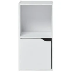 Rangement|Gifi Étagère Adam en bois blanc 2 niches