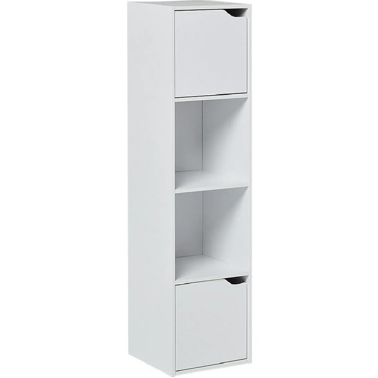 Rangement|Gifi Étagère Adam en bois blanc 4 niches