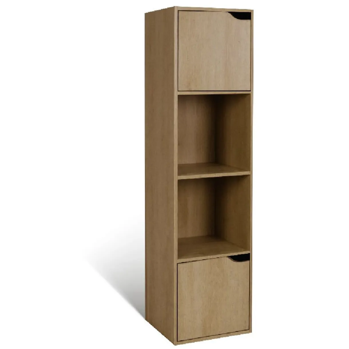 Rangement|Gifi Étagère Adam en bois naturel 4 niches