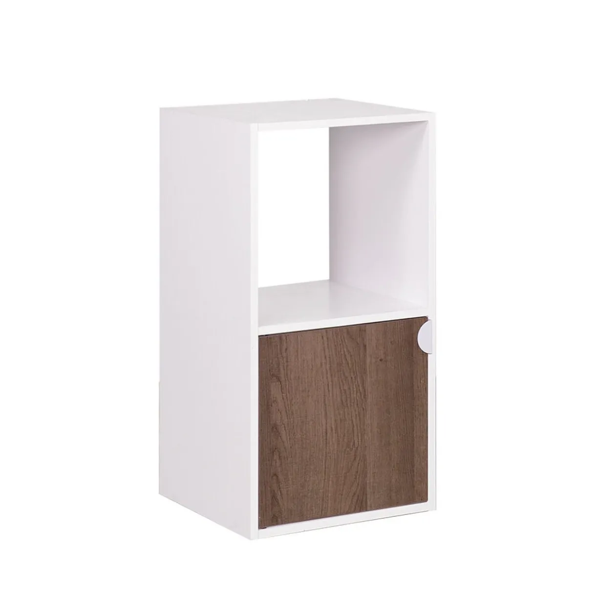 Rangement|Gifi Étagère Adam MDF blanche 2 cubes 30xH61x29,5cm