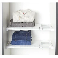 Rangement|Gifi Étagère amovible extensible blanche 50/80 cm