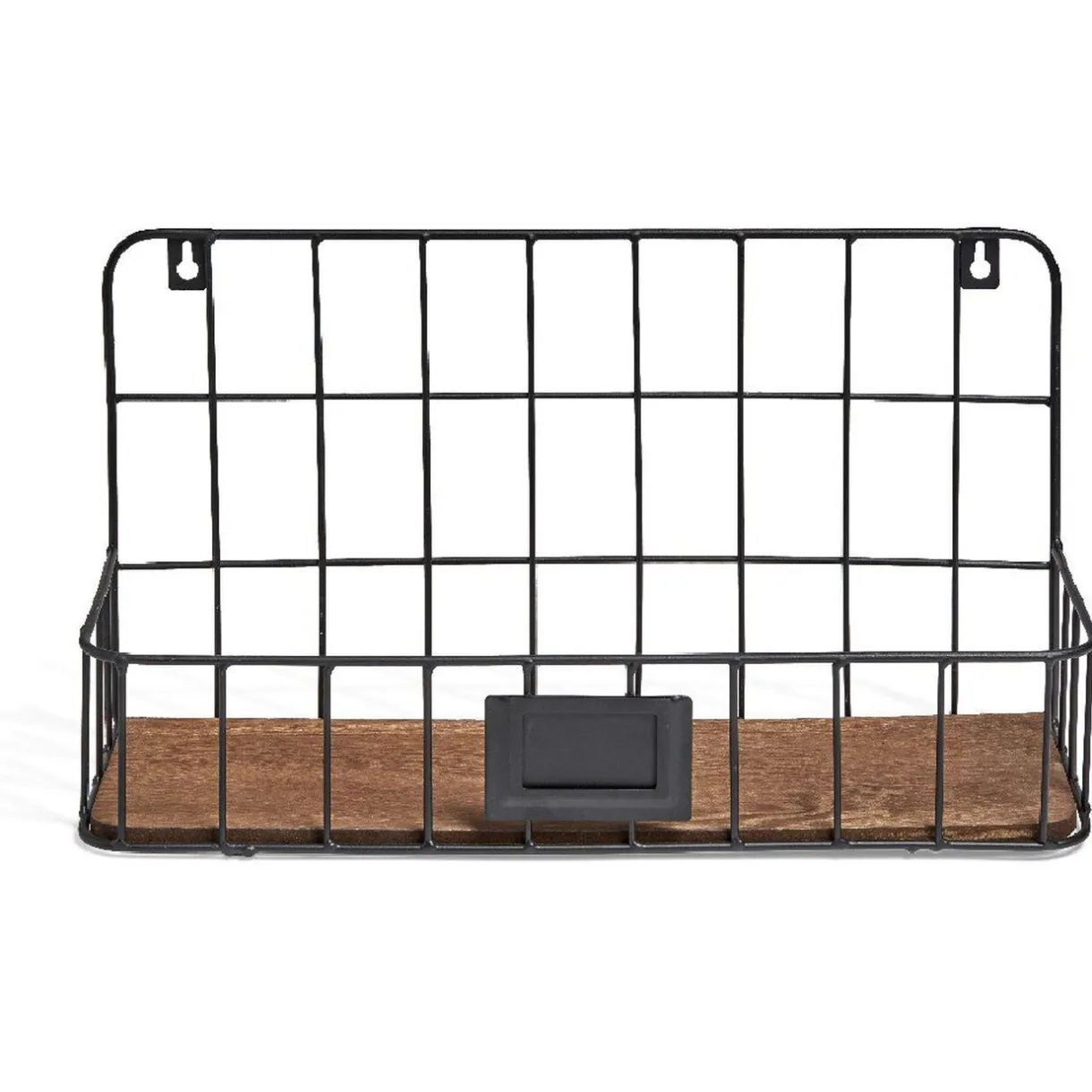 Rangement|Gifi Étagère armature métal noir socle bois