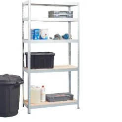 Rangement|Gifi Étagère bricolage 5 niveaux bois et métal