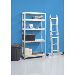 Rangement|Gifi Étagère bricolage 5 niveaux bois et métal