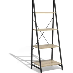 Rangement|Gifi Étagère Chicago naturelle et noire 4 étages