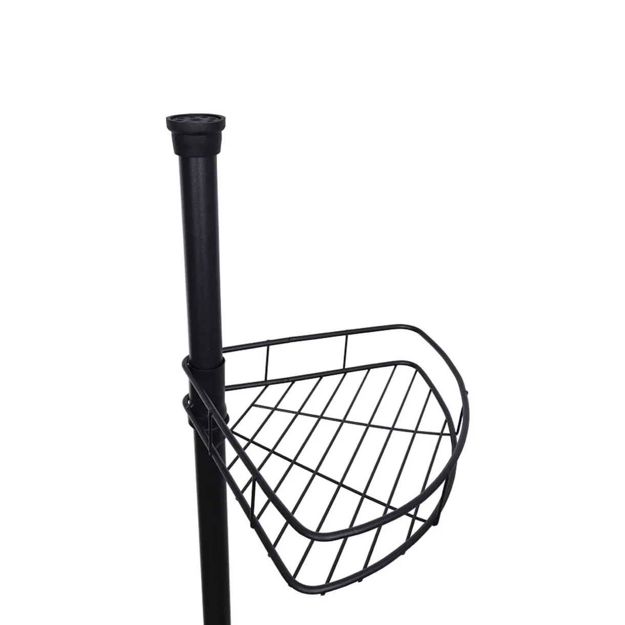 Online Gifi Étagère d'angle 3 niveaux métal noir