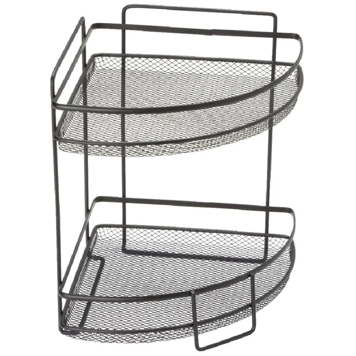 Étagère d'angle vintage métal noir 2 niveaux^Gifi Outlet