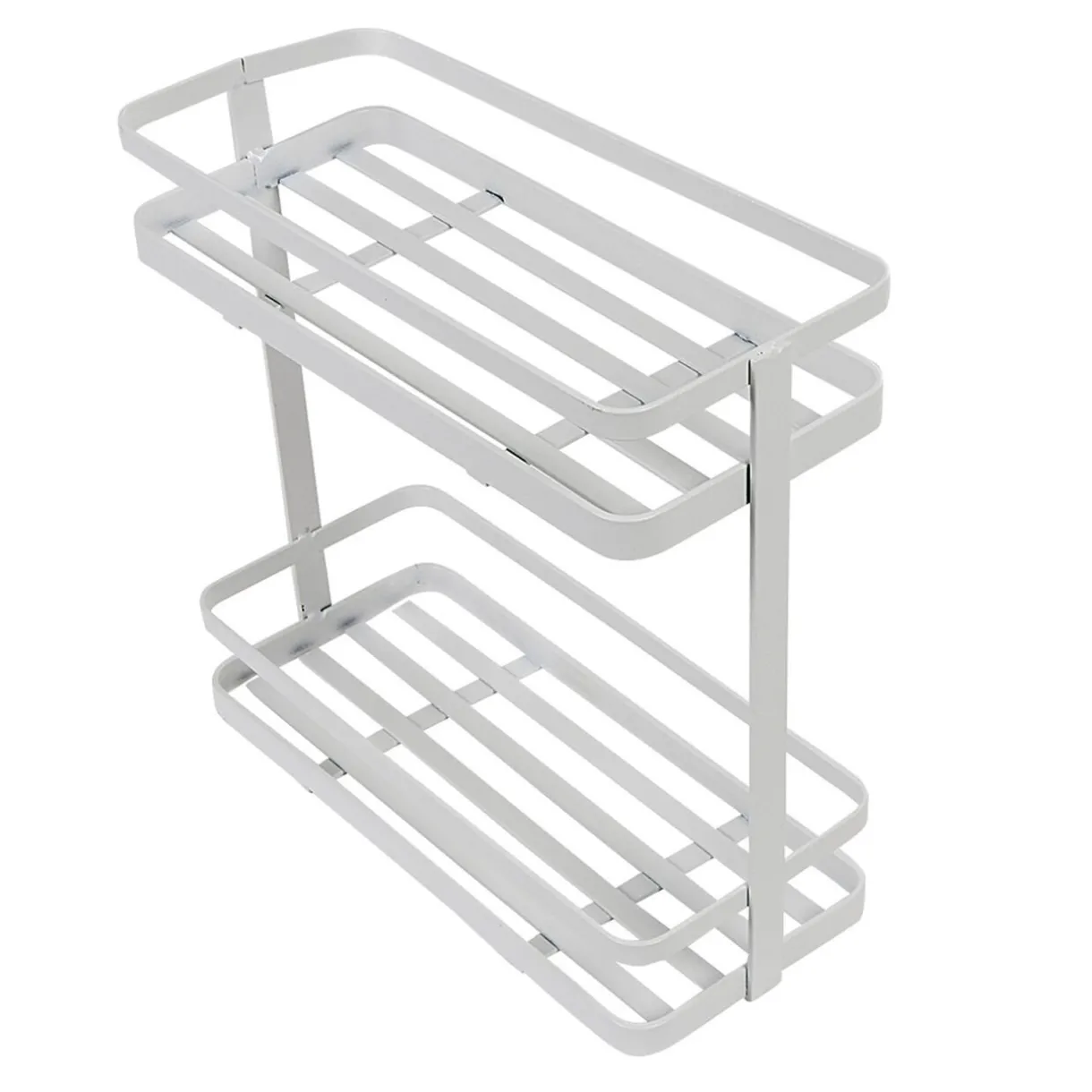 Étagère de cuisine design filaire métal blanc à poser^Gifi Sale