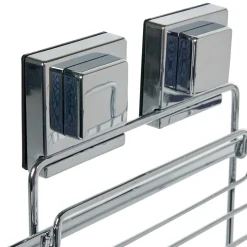 Clearance Gifi Étagère de douche 2 niveaux à ventouse gris