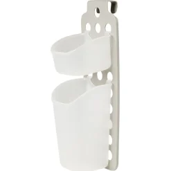 Sale Gifi Étagère de douche ajustable à suspendre blanc transparent