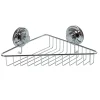 Best Gifi Étagère de douche panier d'angle à ventouse inox