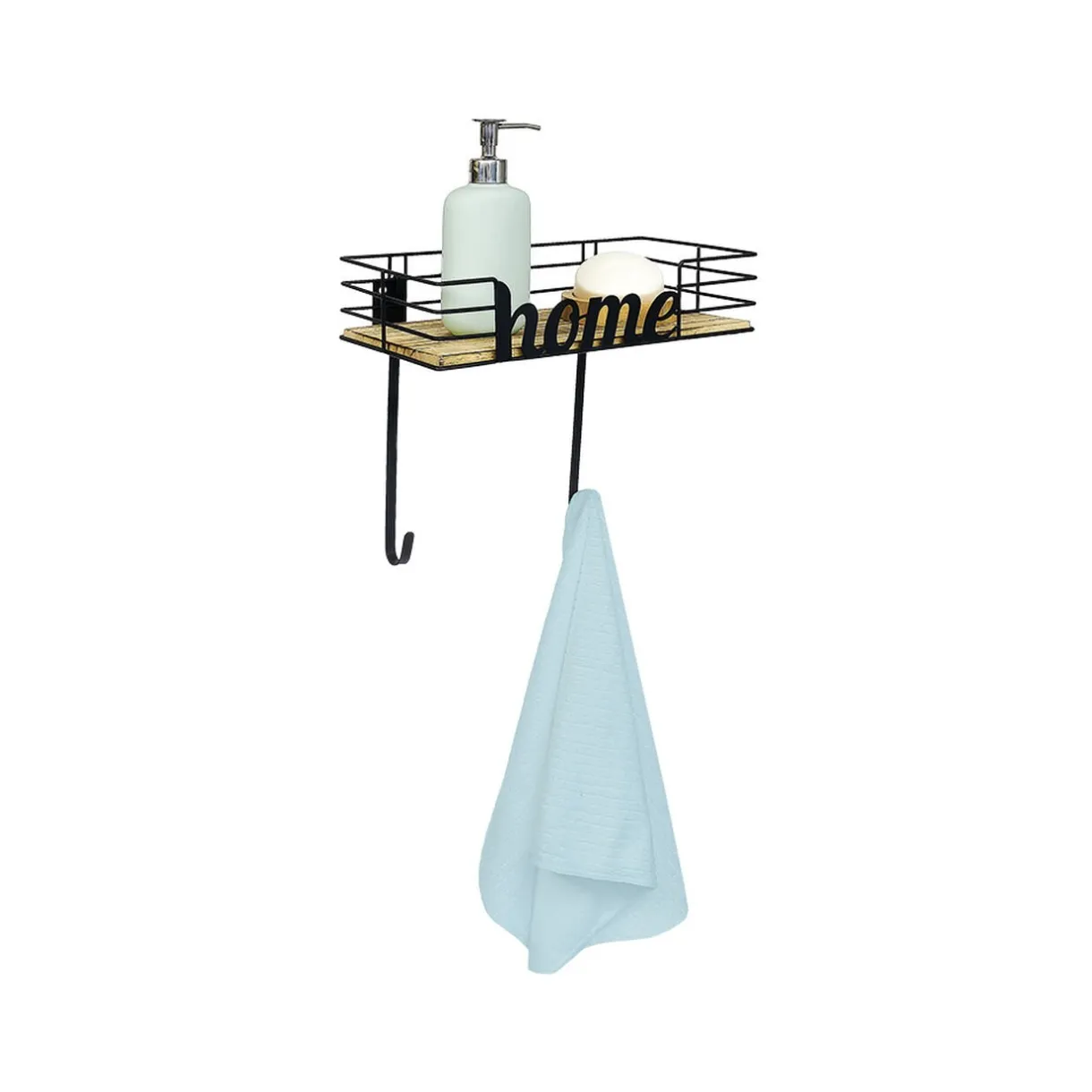 Hot Gifi Étagère de rangement avec 2 crochets