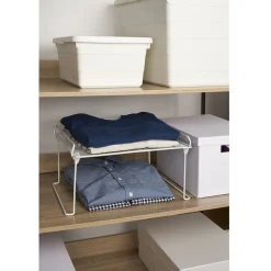 Rangement|Gifi Étagère de rangement superposable blanche