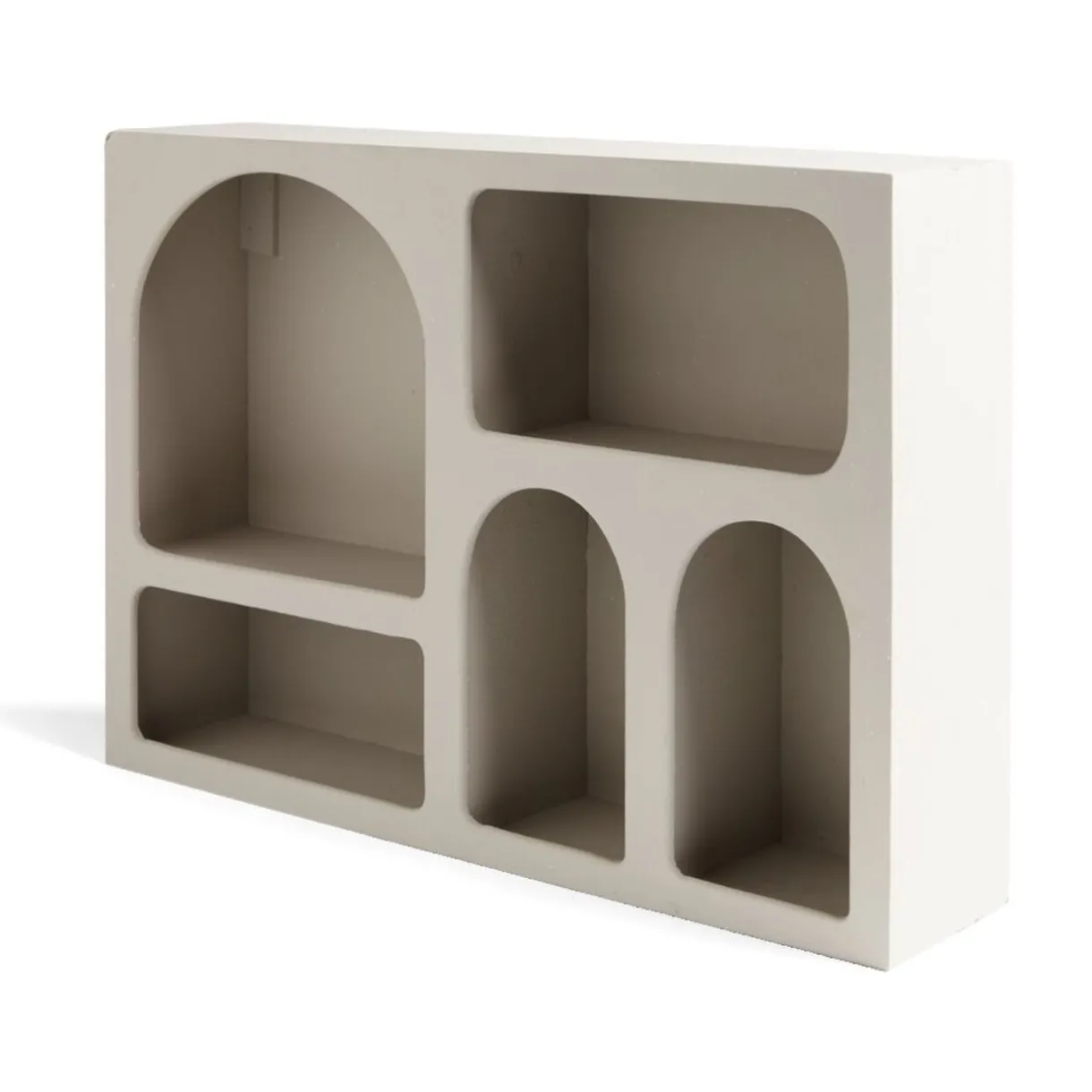 Rangement|Gifi Étagère en bois 6 niches blanc 40x9xH28cm