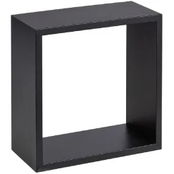 Rangement|Gifi Étagère murale carrée noire x3